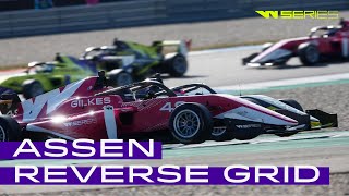 W Series Reverse-Grid Race | Assen | Non-Championship
In 2019, W Series experimented with a non-championship reverse-grid race where all 20 drivers lined up in reverse order of their positions in the championship standings, with 18-year-old Megan Gilkes assuming pole position and championship leader Jamie Chadwick lining up at the very back of the grid.
Watch W Series first ever reverse-grid race to see the action unfold.
For the latest news, updates and information from W Series, head to our website or follow our official social media channels.
Website: https://wseries.com/
Twitter: https://twitter.com/wseriesracing
Instagram: https://www.instagram.com/wseriesracing
Facebook: https://www.facebook.com/wseriesracing
Pinterest: https://www.pinterest.co.uk/
#RethinkRacing #WSeries #ReverseGrid W Series Reverse-Grid Race | Assen | Non-Championship