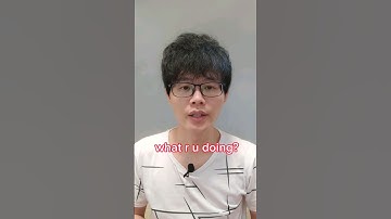 "what are you doing?" in Chinese