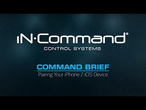 iN•Command | Command Brief - Pairing Your iPhone / iOS Device