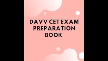 Davv Cet exam preparation book 📚 2021