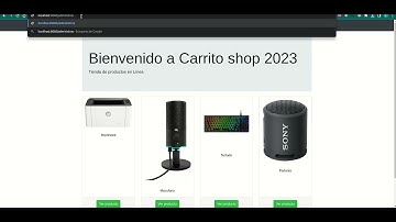 Carrito de compras Springboot + Thymeleaf