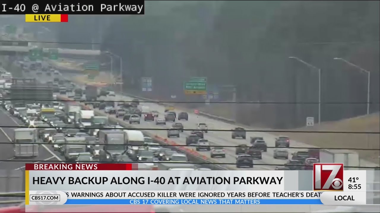 Two I-40 crashes with injuries causes major RTP traffic jam: NCSHP