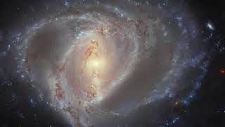 Interaction between three galaxies.