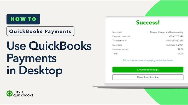 How to use QuickBooks Payments in Desktop