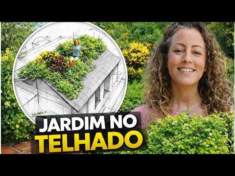 Como FAZER um TELHADO VERDE em CASA