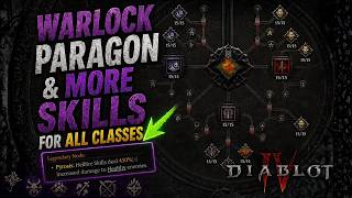 FIRST LOOK AT WARLOCK PARAGON &amp; MORE SKILLS for ALL CLASSES