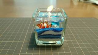 DIY HOW TO BEAUTIFUL BURNING WATER CANDLE MAKING EASY ART IDEAS AT HOME