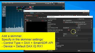 Flex-6400 + SDC SKM Server via DAX