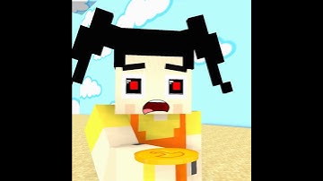 SQUID GAME HONEYCOMB CANDY CHALLENGE | minecraft animation #shorts