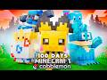 I Spent 100 Days in BABY Pokémon Only in Minecraft VS. my Rival! (Cobblemon 1.7)