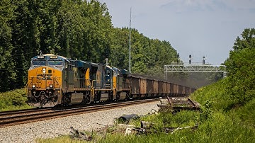 STUNNING K5HLA on CSXT #899!! CSX C750 Races South in Arkendale, VA! | 8/4/2025