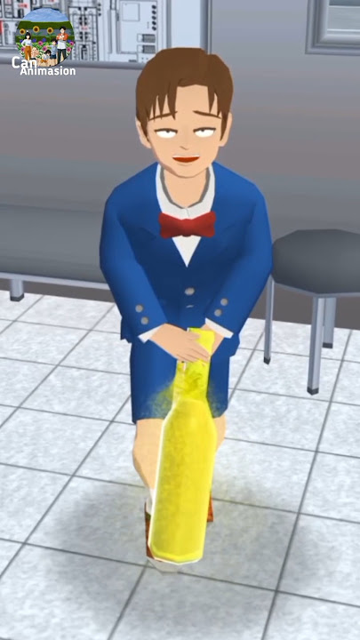 Asal Minum Aja Polisi Botak || Ib? Cek Saund #sakuraschoolsimulator #shorts