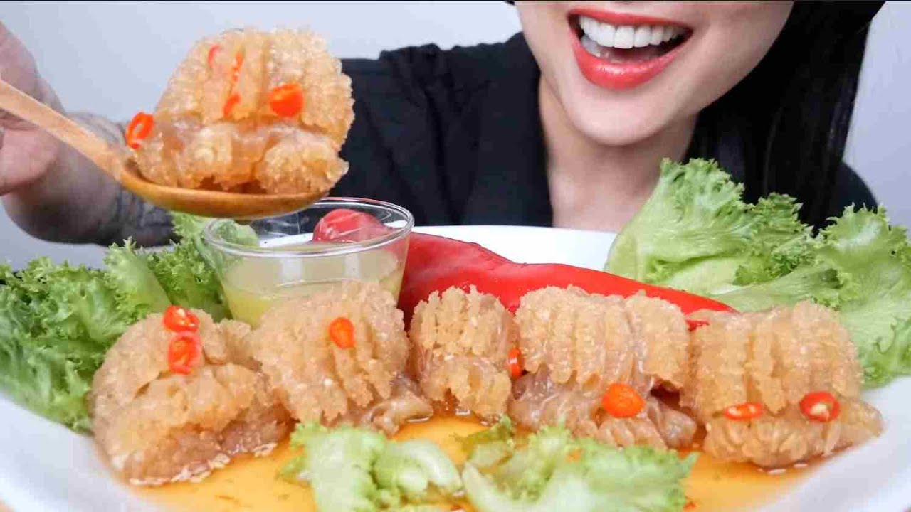 JELLY FISH (ASMR CRUNCHY EATING SOUNDS) NO TALKING | SAS-ASMR - YouTube