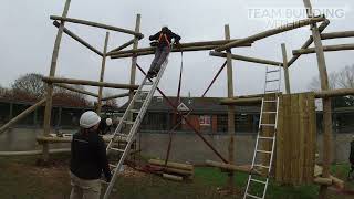 Twycross gorilla climbing structure - 10 days in thee minutes timelapse