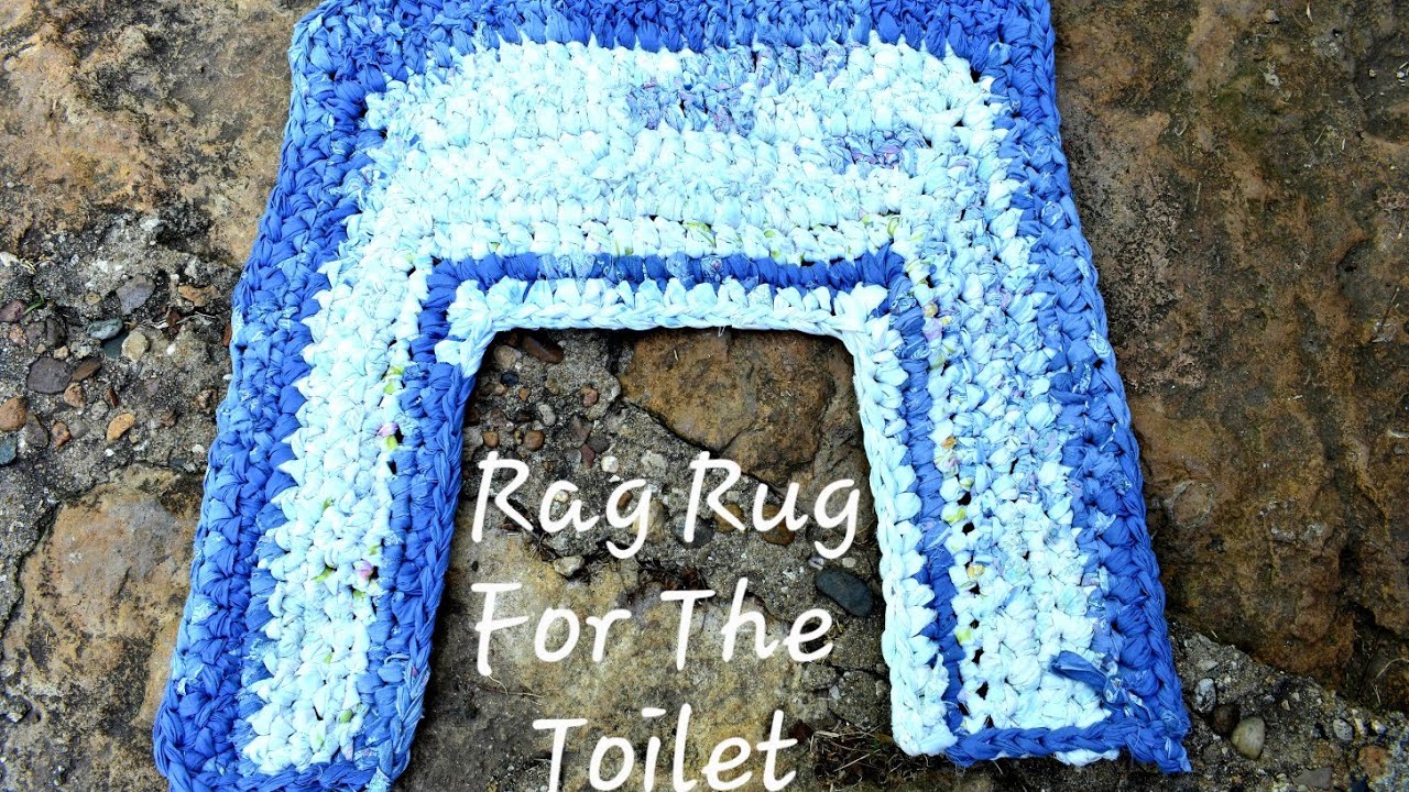 Crochet Rag Rug For The Toilet. Video 1 of 1. Crochet Rag Rug For The ...