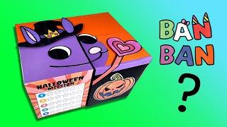 DIY HALLOWEEN GARTEN OF BANBAN 4 AND RAINBOW FRIENDS / MYSTERY CUBE BOX AND GAMEBOOK