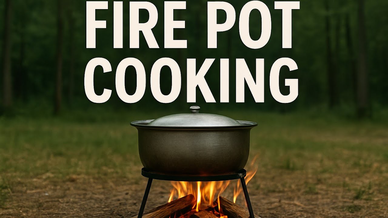 1. DIY Fire Tripod & Cooking Test