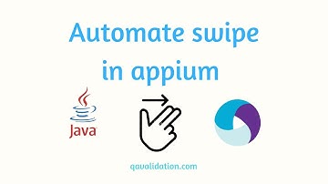 Automate swipe in appium | TouchAction