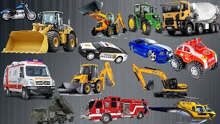 Truk molen, truk pasir, truk tangki Pertamina, mixer truck, bulldozer, damkar, bus tayo, bus polisi