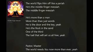 Middle Finger Messiah (with Lyrics) Stryper/Even the Devil Believes