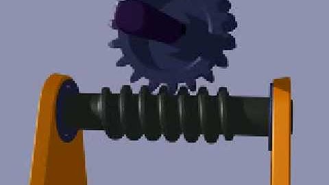 CATIA V5 worm and worm wheel