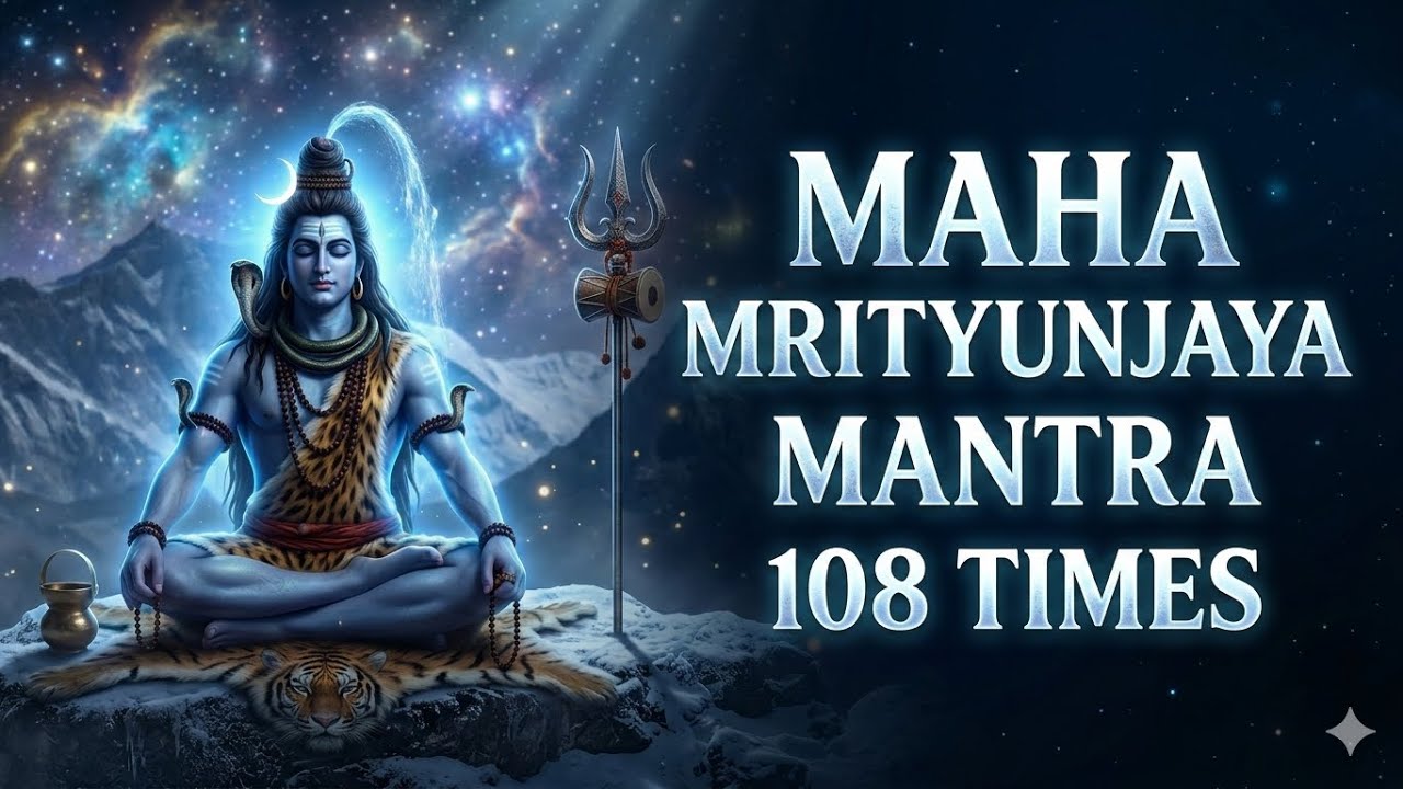 महामृत्युंजय मंत्र 108 बार | ॐ त्र्यम्बकं यजामहे सुगन्धिं पुष्टिवर्धनम्। 