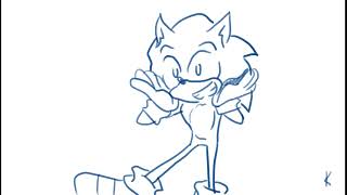 Sonic Movie (Dewey Duck audio) animation test