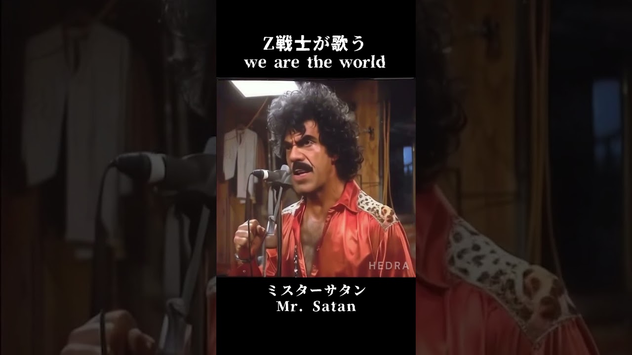 もしドラゴンボール戦士が歌ったら If Dragon Ball Characters Sang "We Are the World" #aiart #aivideo #aianimation