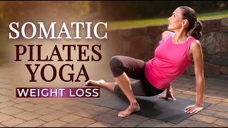 Somatic Pilates Yoga for Weight Loss ⚡ Nervous System + Energy | Glutes Legs Core Hips | 22 Min