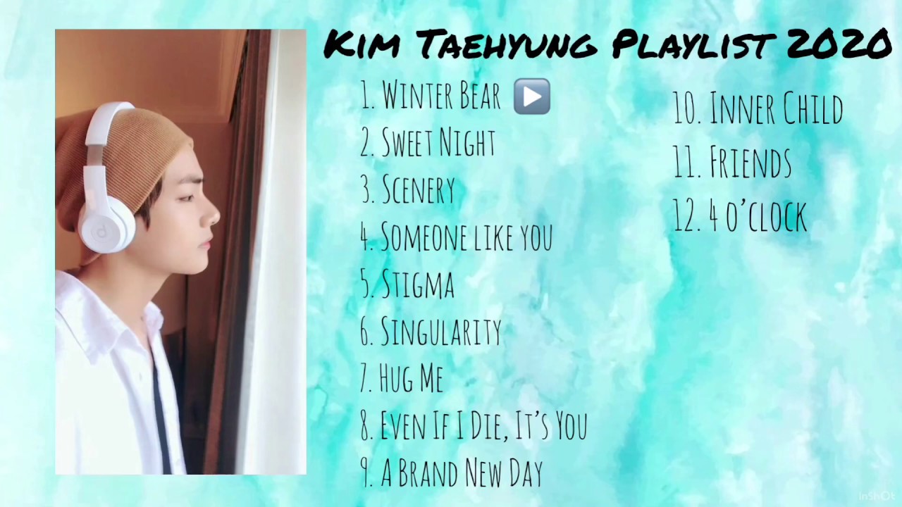 Bts] Kim Taehyung V Playlist 2020 | Solo And Cover Songs | With Subtitles |  With Translation - Youtube