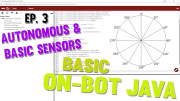 Basic On-Bot Java | Ep. 3 - Autonomous & Basic Sensors | FTC Tutorials