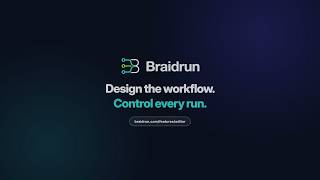 Braidrun Visual Workflow Editor | Canvas + YAML for Multi-Agent Workflows