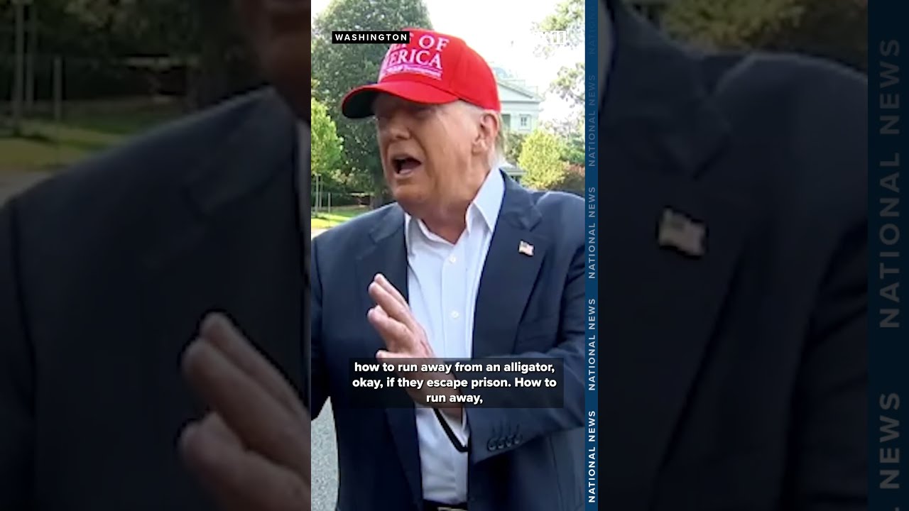 Trump S Message To Migrants Who Try Escape Alligator Alcatraz Don T Run In A Straight Line 