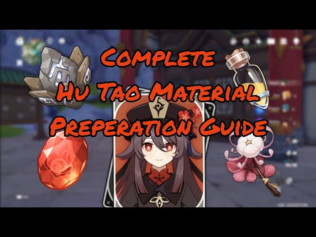 Hu Tao Farming Guide: Best ways to farm Hu Tao level up, talent, and  ascension materials in Genshin Impact - Dot Esports