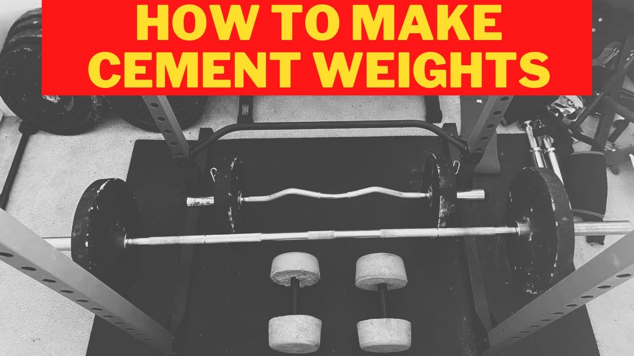 HOW TO MAKE CEMENT WEIGHTS (QUICK TUTORIAL) - YouTube