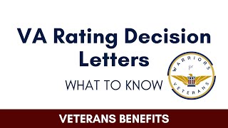 VA Rating Decision Letters