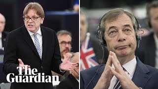 Guy Verhofstadt compares Nigel Farage to Blackadder character