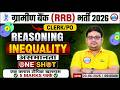Gramin Bank Vacancy 2026 | IBPS RRB Reasoning | Reasoning Inequality | Reasoning One Shot! RRB Class