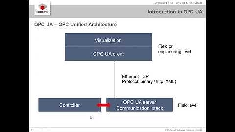 Webinar CODESYS OPC UA Server E