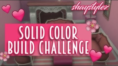 The Sims 4 || Solid Color Build Challenge | Speed Build