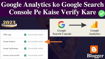 How To Verify Google Analytics In Google Search Console 2023 🔥| Integrate Search Console & Analytics