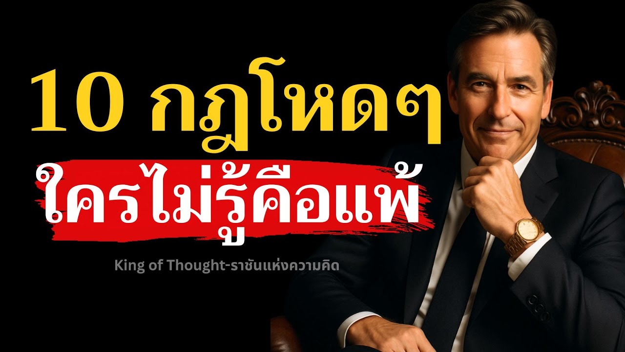 10 กฎโหดๆ ของเศรษฐีที่ใครไม่รู้อาจแพ้ แต่ถ้ารู้แล้วจะยิ่งเติบโตทวีคูณ