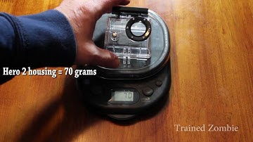 Weighing Parrot AR Drone GoPro Hero 3 Hero 2 & DIY Housing Mod