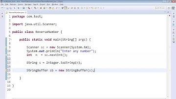 Program #10  Logic 2  How to find reverse Number of a given number in java