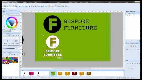 how to design a logo in serif draw x4