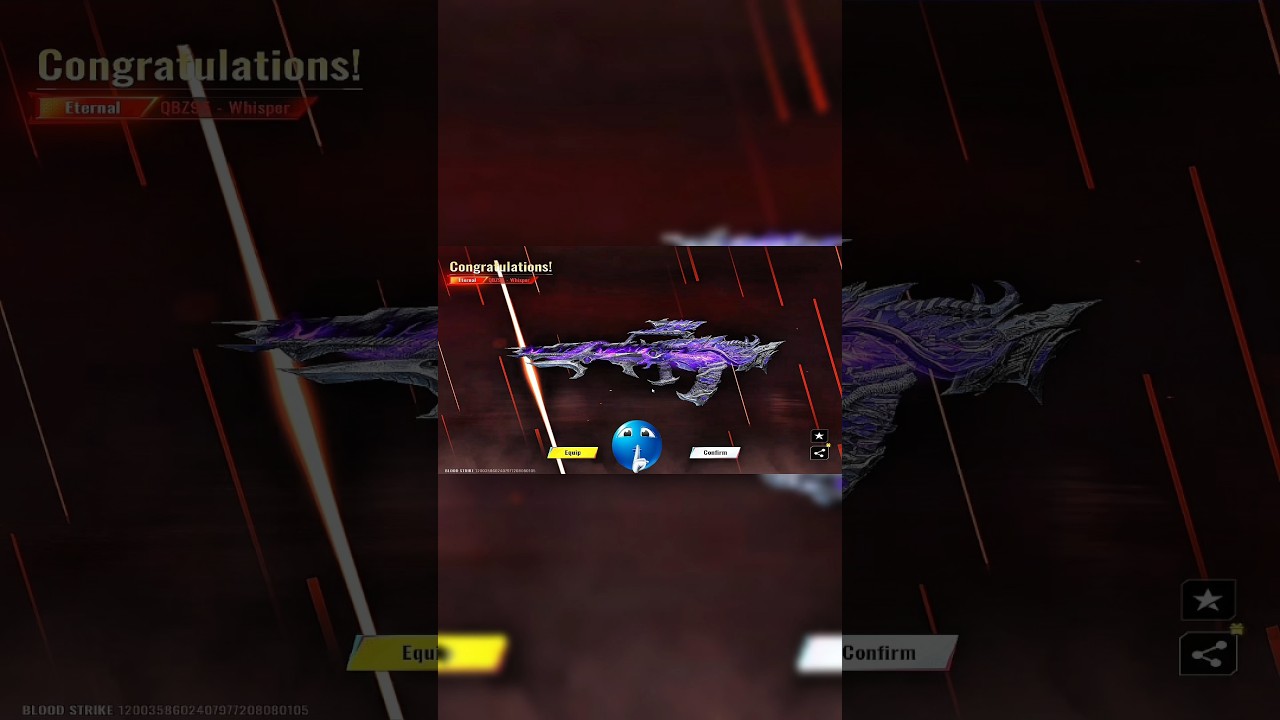 Blood Strike New Eternal QBZ Skin 