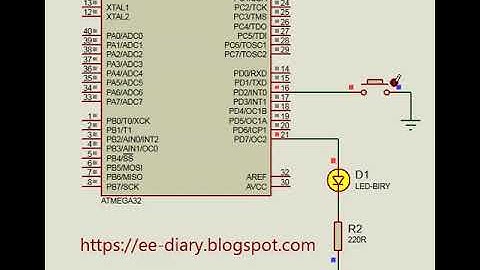 ATmega32 external interrupt INT0