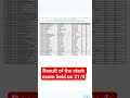bfuhs clerk exam result out