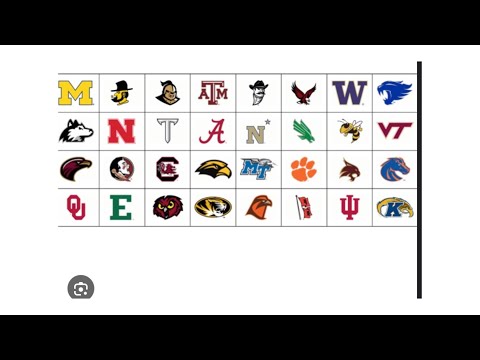 LOGO QUIZ - Can You Guess 35 College Football Logos? 