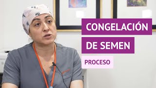 ¿Cómo es el proceso para congelar el esperma?